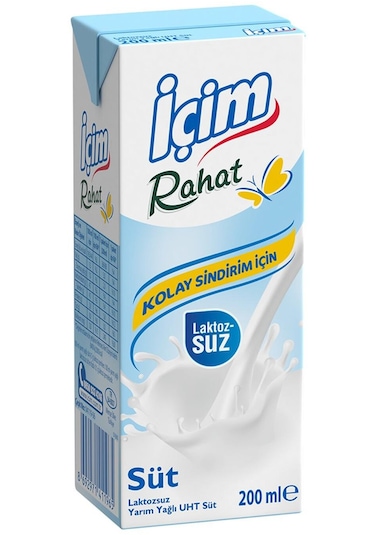 İçim Rahat Laktozsuz Süt 200 Ml X 27 Adet