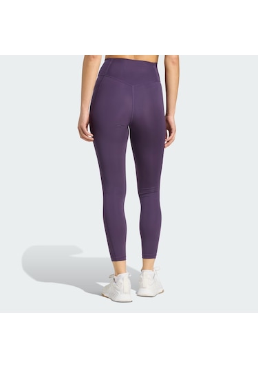 Adidas Optime Essentials No Front Rise Seam 7/8 Kadın Tayt Jy4818 Mor