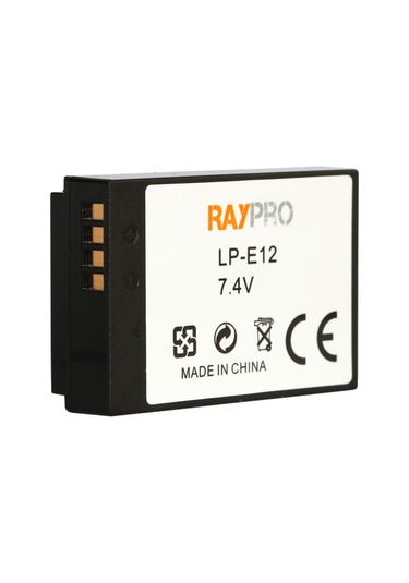 Canon Eos M M2 M10 M50 M100 Sx70Hs 100D için Lp-E12 Batarya Pil