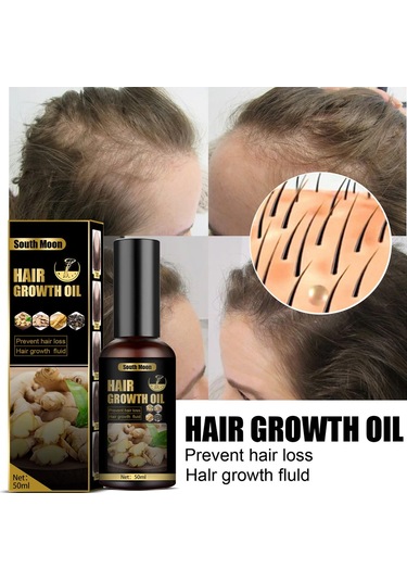 Güney Ay Saç Büyüme Spreyi Saç Dökülmesi Serumu Tedavisi Sprey Nemlendirici Onarım Tedavisi Saç Büyüme Sıvısı 50 Ml Dropshipping