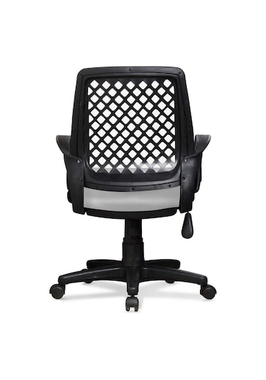 Ev Ve Ofis Çalışma Sandalyesi Bilgisayar Ve Sekreter Koltuğu Petek Model Gri