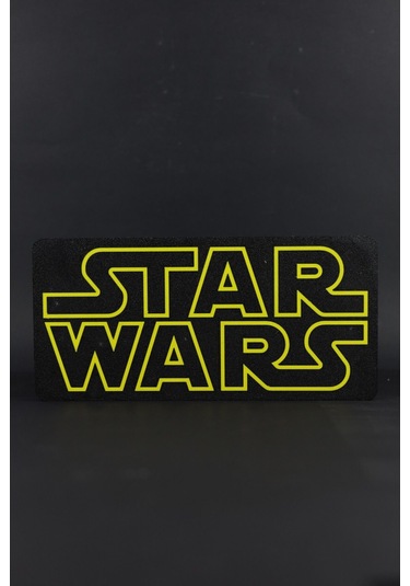 Star Wars - 3 Boyutlu Tabela - 25cm X 12cm X 1.5cm