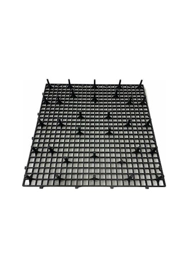 50x50 Plastik Güvercin Kümes Taban Izgarası Siyah