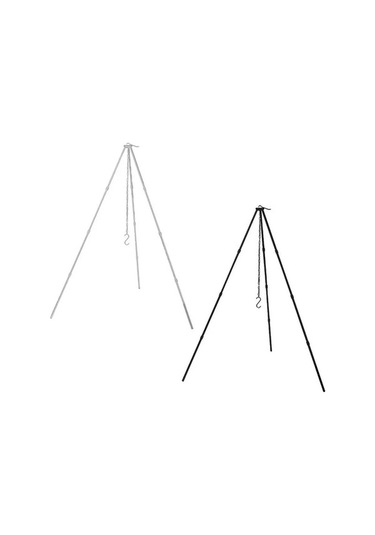 Novahub Türkçe Optimize Edilmiş Başlık: Açık Büyük Şenlik Ateşi Tripod Taşınabilir Kamp Piknik Siyah Alüminyum German Siyah