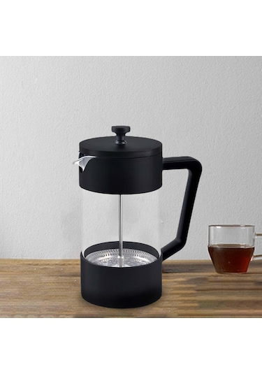 Suntek Cam Çaydanlık Paslanmaz Çelik Filtre Kahve Makinesi 350ml