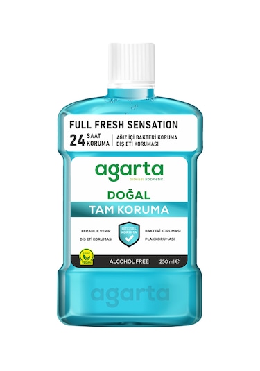 Agarta Tam Koruma Alkolsüz Ağız Bakım Suyu 250 ML