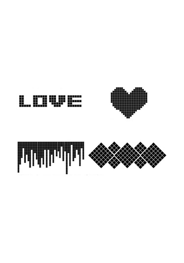 Novahub 100 Adet Kare Kristal Mozaik Ayna, Akrilik Stereo Duvar Çıkartması, Gümüş, 2x2cm Ev Oturma Odası Diğer