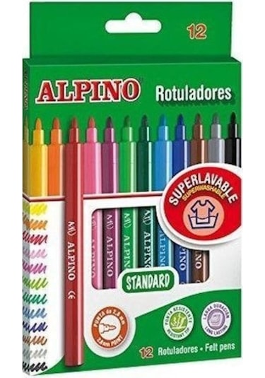 Alpino Rotuladores Keçeli Kalem 12'li