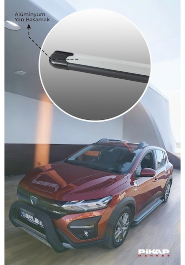 Citroen Nemo Uyumlu Alüminyum Yan Basamak