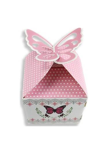 Mutluadim 50 Adet 5X7Cm Kelebek Demonte Karton Kutu