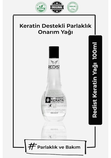Redist Moroccan Argan Yağı Saç Bakım Yağı 100 ML + Redist Miracle Keratin Yağı 100 ML