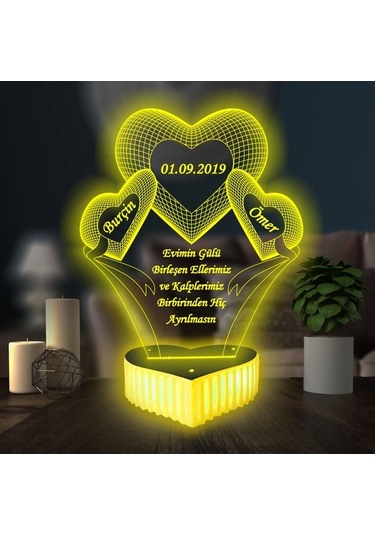 Sevgililer Günü Sevgilime Anlamlı Hediye 16 Renkli Kumandalı