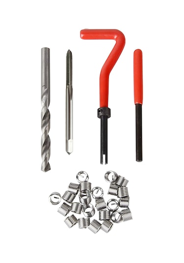 Neevoyu M4 0.7 Vida Tamir Seti, 304 Çelik Ve Hızlı Çelikten Yapılmış, Araç Tamiri İçin, 25 Adet İç Vida İçeren Çanta Paketi