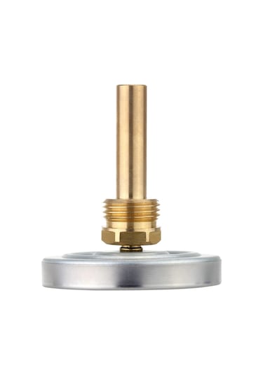 Jms 0-120 Derece C Yatay Kadran Alüminyum Sıcaklık Göstergesi Termometre 63 MM