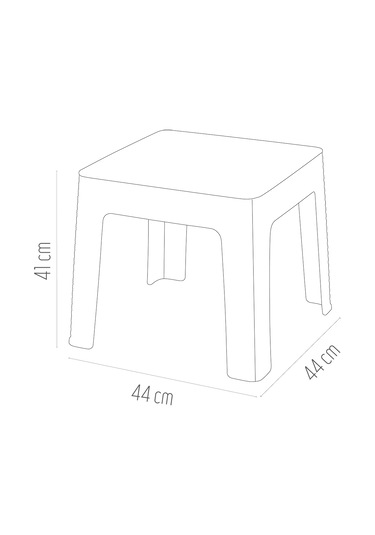 Holiday Rattan Şezlong Sehpası 2'li Beyaz