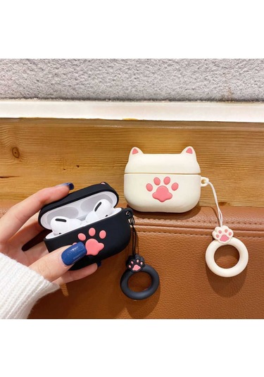 Iphone 1/2. Nesil Uyumlu Koruyucu Bluetooth Kulaklık Kılıfı Figürlü Pat Airpods 1/2. Nesil