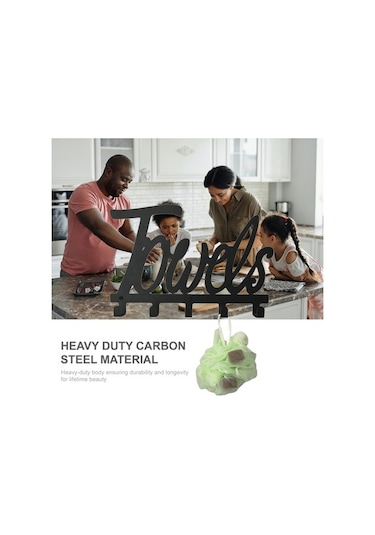 Ulzyvf 5 Kancalı Paslanmaz Çelik Duvar Askısı - Banyo & Mutfak İçin Pratik Asıcı Aksesuar Diğer