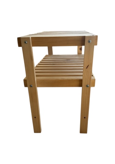 Doğal Ahşap Dekoratif Raf Ahşap