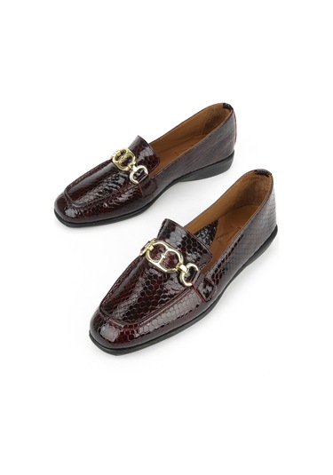 Ziya, Kadın Hakiki Deri Ayakkabı 1531050z26142209k Bordo 1531050z26142209k 400 Bordo