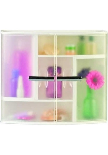 Primanova 094 Lüx Şeffaf Banyo ve Ecza Dolabı