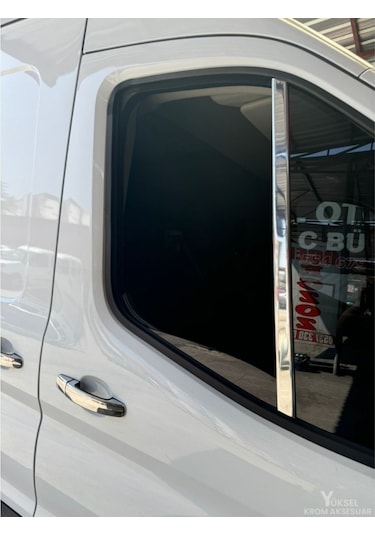 Ford Transit 2014-2026 Krom Cam Direk Çıtası