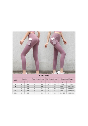 Geeroyoo Kadınlar İçin Yüksek Bel Tasarımlı, Nefes Alabilen, Esnek Yoga Taytı - Koşu, Spor Ve Günlük Kullanım İçin İdeal. Açık Mor