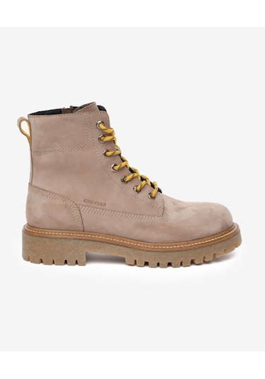 Greyder Erkek Vizon Hakiki Deri Military Bot 5k1ub18872 1214 Vızon