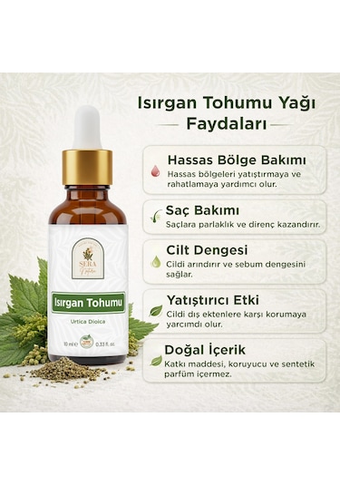 Isırgan Tohumu Yağı 10 Ml %100 Saf Diğer