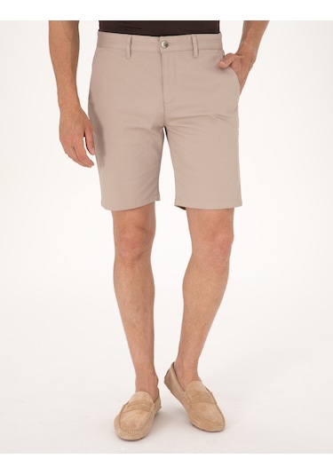 Pierre Cardin Erkek Bej Şort / Bermuda 50308132-vr011 Bej