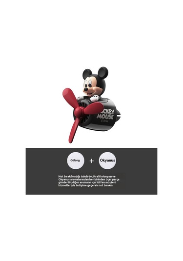 Çizgi Film Araba Havalandırma Deliği Aromaterapi Süsü Mickey