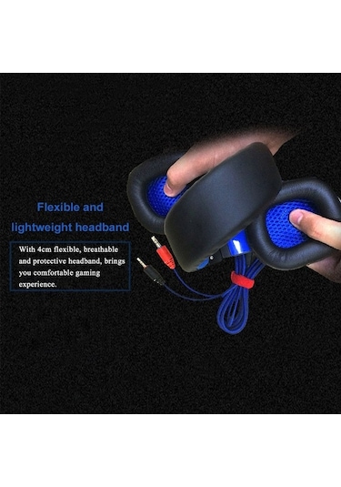 Fastbuy Kırmızı Oyuncu Kulaklığı: Led Işıklı, Mikrofonlu, Ses Kontrollü Pc Uyumlu