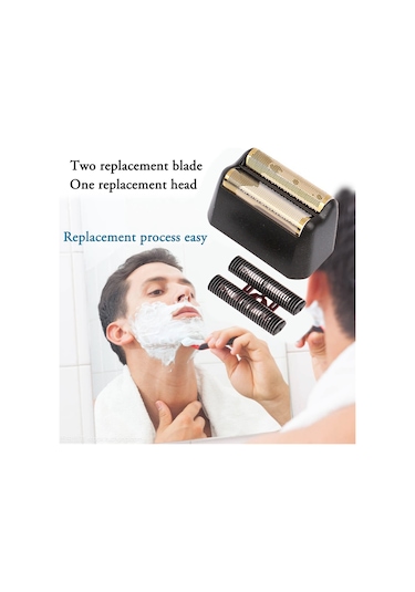 Wahl 8164 Tıraş Bıçağı Folyo Başlığı İçin Tıraş Makinesi Folyo Kesici, Siyah-altın