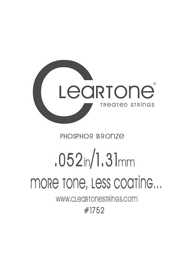 Cleartone Acoustic Phos-Bronze 052 Tek Tel Akustik Gitar Tek Tel