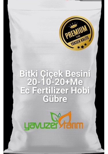 Bitki Çiçek Besini 20-10-20+me Ec Fertilizer Hobi Gübre 1 Kg