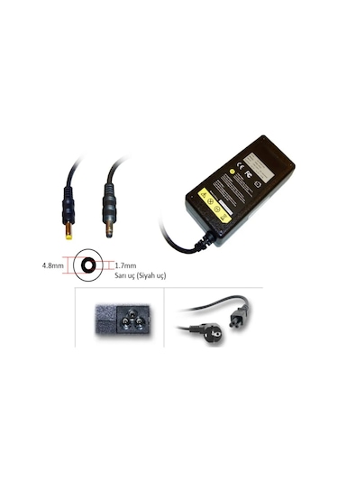 Casper Nirvana X500.1021-8e00t-g-f, X500.1021-8v00x-g-f Notebook Adaptörü, Şarj Aleti Cihazı 65w