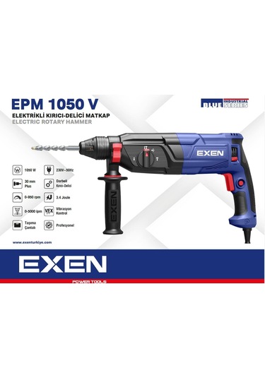 Exen EPM 1050 V Elektrikli Kırıcı Delici Matkap