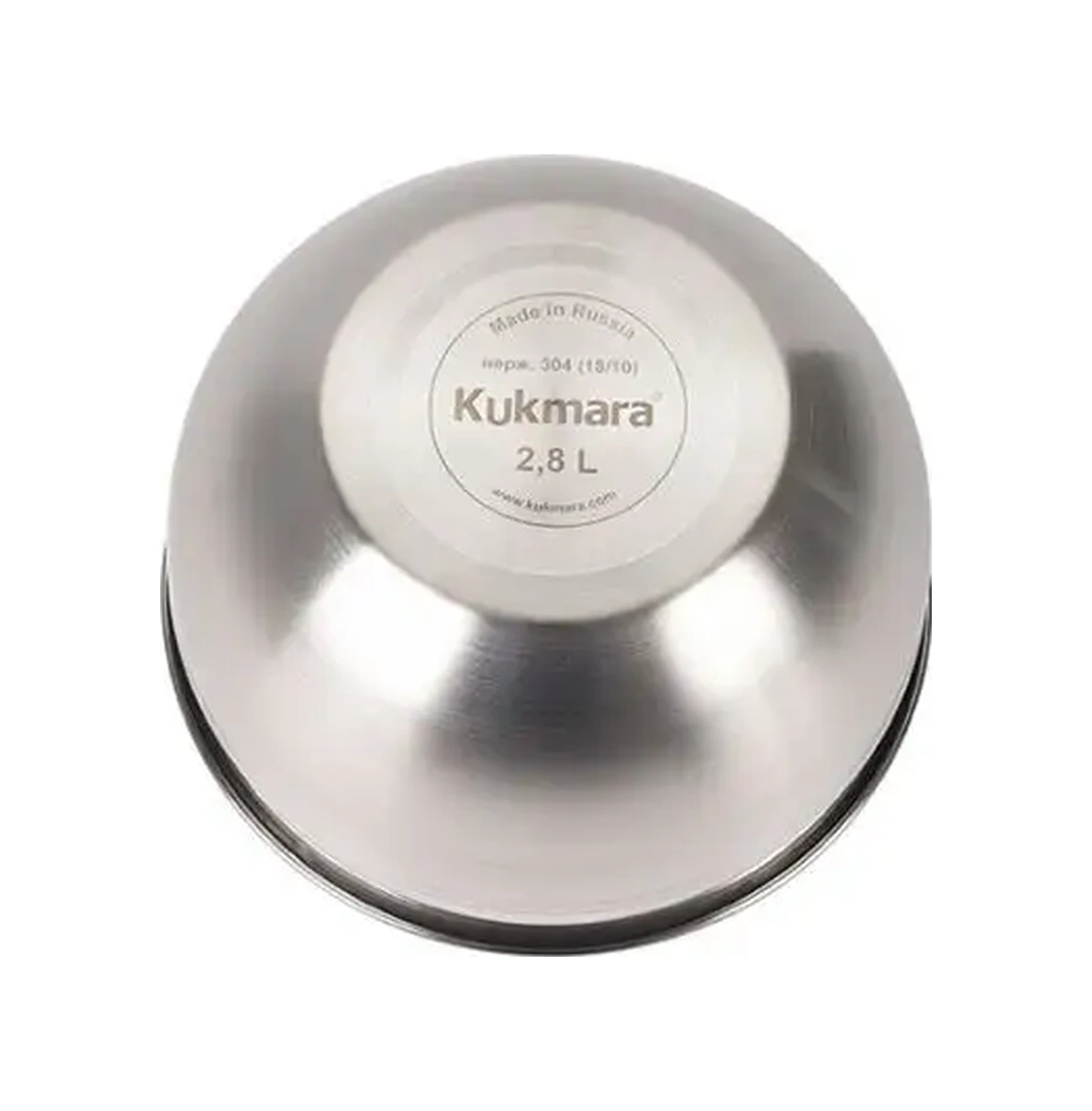 Kukmara 2,8 Litre Paslanmaz Çelik Kase, Büyük Salata Kasesi 163494511