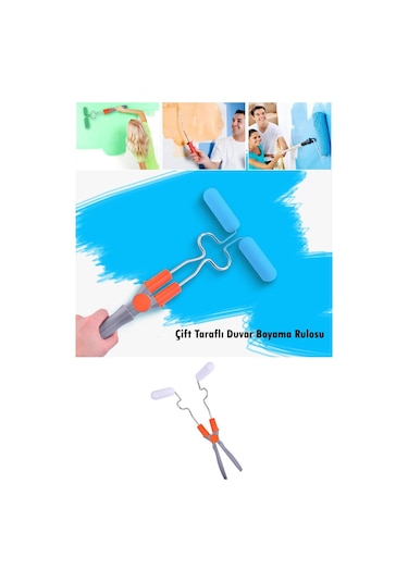 Nano Süngerli Damlatmaz Mobilya Ve Duvar Boyama Rulosu Hem Köşe H