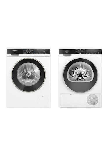 Sıemens İQ300 WQ51G200TR 10 KG Kurutma Makinesi + İQ500 WG52A2F0TR 10 KG Çamaşır Makinesi İdos Beyaz Eşya Seti