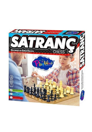 Playwood Ahşap Satranç Oyunu
