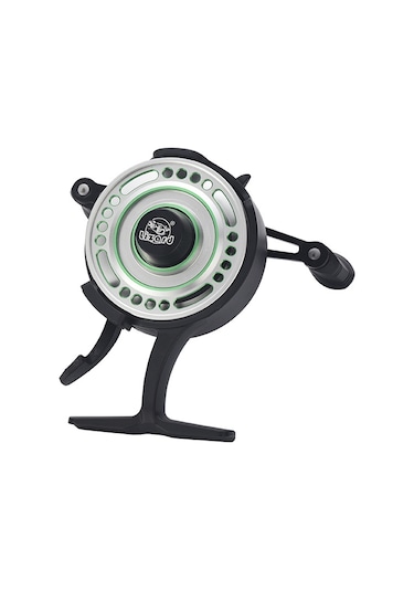 Lemestar Sol Elle Metal Gövde Buz Balıkçılığı Reeli - 2.8:1 Dişli Oranı, 193g Hafif Tasarım