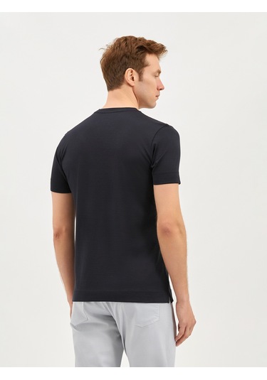 Karaca Erkek Modern Fıt Tişört-lacivert 11.25s.06.607 Lacivert