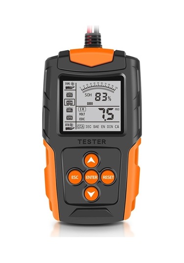 Pazly 12v/24v Araba Akü Test Cihazı Lcd Dijital Pil Analizörü - Akü Ölçüm Cihazı