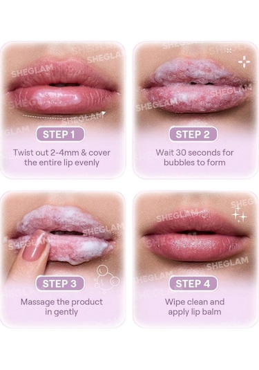Sheglam Bubble Puff Dudak Peelingi,köpüren Nemlendirici Jel