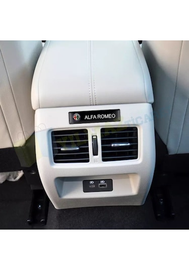Alfa Romeo Logo Kapı Kolu Torpido Ayna Damla Sticker Etiket