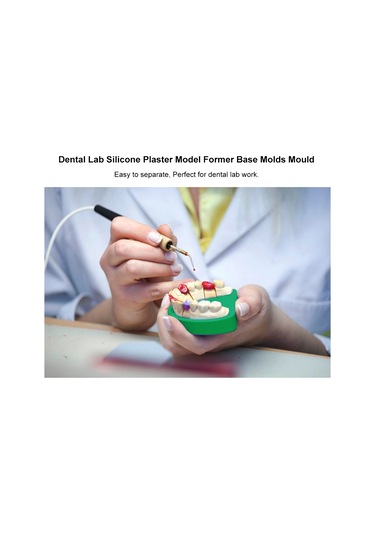 Samdoo 5 Adet/set Diş Plaster Kalıbı, Silikon Materyal, Farklı Boyutlar, Diş Laboratuvarı Kullanıma Uygun, Temiz Ve Sağlıklı Saklama Çok Renkli