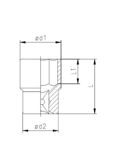 Elta 1115 1/2" Lokma Anahtar 27 Mm