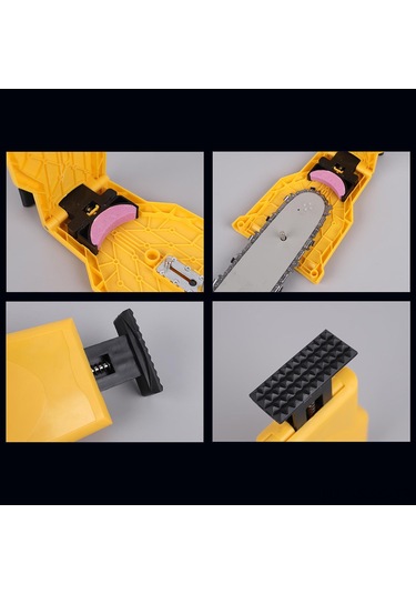 Springsun Taşınabilir Testere Zinciri Bileme Makinesi - 14-16 İnç Zincirler İçin Hızlı Ve Pratik