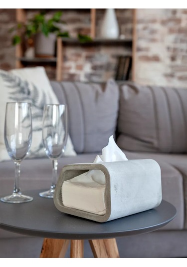 Green Story Masaüstü Dekoratif Peçetelik 244746895 Gri