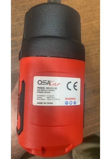 Osacar 5113C 1/2 Havalı Bijon Tabancası 1500 Nm
